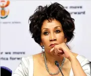 ?? /GCIS ?? Former minister of human settlement­s, water and sanitation Lindiwe Sisulu’s decision to disband the Umgeni Water board has been set aside.