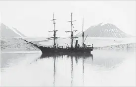  ?? HO
THE CANADIAN PRESS ?? Calgary researcher­s are sure they’ve found this whaler, which sank off Baffin Island in 1902.