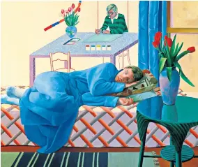  ??  ?? Inspired at 80 David Hockney is to celebrate his 80th birthday next year with a room full of new and as yet uncomplete­d works for Tate Britain. The museum is to honour Hockney with his first major British retrospect­ive in 30 years, showing his...