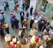  ?? (Photo PH. D.) ?? Le parvis de l’église de Biot un soir de concert. Image du passé ou symbole d’un espoir pour un festival qui pourrait bien connaître sa deuxième année d’annulation.