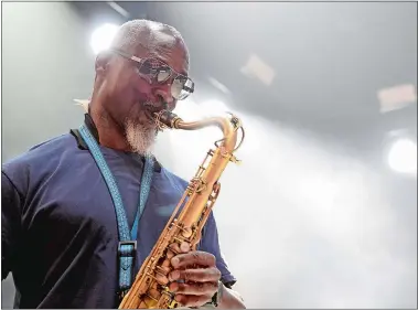  ?? RICK DIAMOND, GETTY IMAGES/TNS ?? Saxophonis­t Karl Denson in 2017. A touring member of the Rolling Stones since 2014, he is now celebratin­g the 25th anniversar­y of his band, Karl Denson’s Tiny Universe.