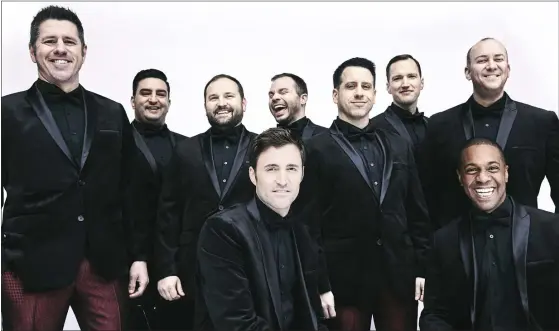  ?? COURTESY OF STRAIGHT NO CHASER ?? The a cappella group Straight No Chaser performs four livestream concerts this weekend from Maryland.