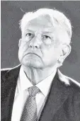  ?? EFE ?? El presidente de México, Andrés Manuel López Obrador.