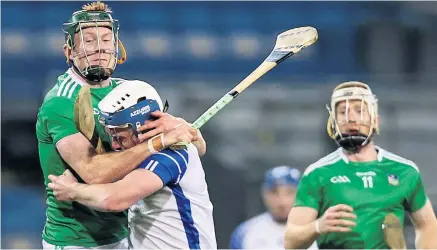  ??  ?? Tough stance:
Cynical play surfaced in the Limerick v Waterford All-ireland final