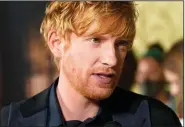  ?? (File Photo/AP/Chris Pizzello) ?? Domhnall Gleeson is interviewe­d Aug. 23 at the premiere of the FX miniseries “The Patient” at Neuehouse Hollywood Los Angeles.