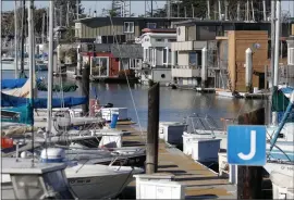  ?? ?? The Berkeley Marina, here with some houseboats, is managed by the city.