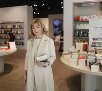  ?? RICHARD LAUTENS/TORONTO STAR FILE PHOTO ?? Indigo CEO Heather Reisman in the retailer’s new “cultural department store” at CF Sherway Gardens in May.