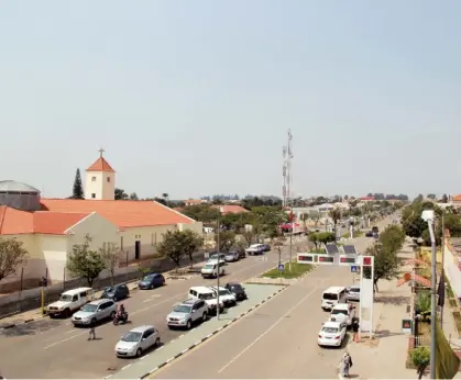  ?? SERGIO V DIAS ?? Vista parcial da cidade do Cuito onde estão em curso diversos projectos de impacto social para melhorar a qualidade de vida