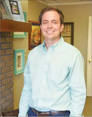  ?? STACI VANDAGRIFF/TRILAKES EDITION ?? Dr. Sam Wright, owner of Wright Dental in Bryant, is the new president for the Rotary Club of Bryant. He said he joined the organizati­on almost four years ago because he wanted to become more involved with the community in Saline County.