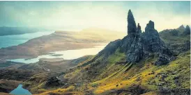  ??  ?? UNTAMED BEAUTY The Quiraing pass is one of many exquisite views on the island
