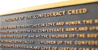  ?? Associated Press file ?? Texas House Speaker Joe Straus has called for the removal of a Confederat­e plaque at the Capitol.