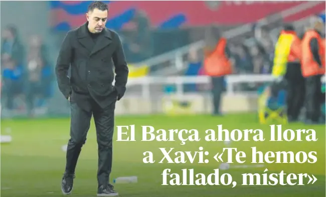  ?? // ABC ?? Xavi ya tenía tomada su decisión el sábado