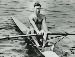  ?? HAMILTON SPECTATOR FILE PHOTO ?? Claude Saunders, who rowed for great Leander men’s eight teams and later was the longtime president of the club, is an inaugural member of Row Ontario’s Hall of Fame.