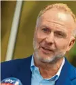  ?? Foto: dpa ?? Muss sich an eine veränderte Verteilung der TV‰Gelder gewöhnen: Bayern‰Boss Karl‰Heinz Rummenigge.