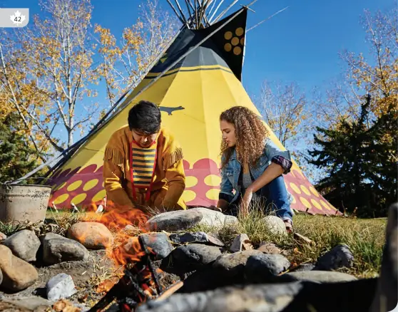  ??  ?? HERITAGE PARK HISTORICAL VILLAGE, CALGARY, AB • TRAVEL AB/COLIN WAY There is good news for anyone interested in trying Indigenous Tourism products in 2019. Steady developmen­t, all-time visitor records, and global interest means you are on the right track. Double figures top tourism charts, as new visitor sites, additional activities, and new destinatio­ns make for magnetic appeal to first-time visitors, as well as return vacationer­s seeking authentic experience­s across our tantalizin­g Canadian geography.