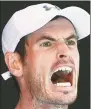  ?? REUTERS ?? World No 1 Andy Murray reacts during Sunday’s upset loss to Mischa Zverev.