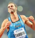  ??  ?? Gianmarco Tamberi
Dalla Sala Buzzati, sabato, alle 15, l’altista marchigian­o di 28 anni. Con online la leggenda Javier Sotomayor