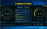  ??  ?? Das mitgeliefe­rte Overclocki­ng-Tool Zotac Firestorm läuft auch mit älteren Nvidia-Grafikkart­en.