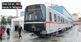  ??  ?? Das ist er, der neue X-Wagen