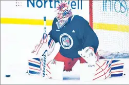  ?? Robert Sabo ?? HIT IT IG’: Igor Shesterkin is the latest in a decades-long string of excellent Rangers netminders in position to chase the Cup.