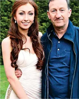  ??  ?? Family: Jenkins with daughter Sophie. He separated from wife Sian, right, in 2011