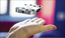  ?? AIRSELFIE ?? The AirSelfie photo drone is the size of a cellphone and weighs about 2 ounces. It can take photos and video from up to 65 feet.