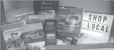  ?? TOWNSHIPPE­RS’ ASSOCIATIO­N ?? From mysteries to histories and more, the Townships Expression­s collection has many ways to give the gift of the region’s English-language culture. Books, music, videos, cards and, calendars capture the spirit of the region while supporting local artists.