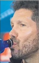  ?? FOTO: EFE ?? Simeone, ayer en el Calderón