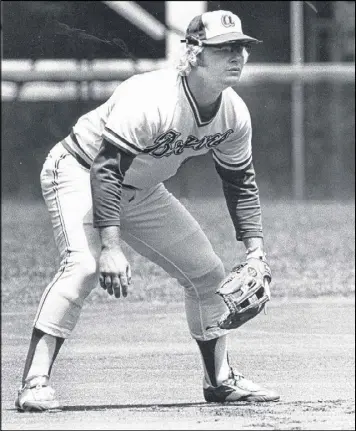  ?? 1980 AJC FILE ?? Bob Horner refused to take a demotion to Richmond and was eventually allowed to keep playing for the Braves in Atlanta.