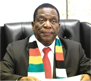  ??  ?? President Mnangagwa