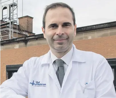  ?? ?? Dr. Jaume Capdevila, responsabl­e de la Unitat de Tumors Neuroendoc­rins de l’Hospital Universita­ri Vall d’Hebron i president del Grup Espanyol de Tumors Neuroendoc­rins i Endocrins (GETNE)