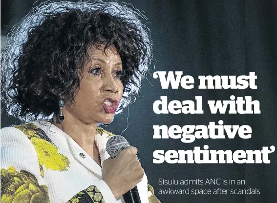  ?? / IHSAAN HAFFEJEE ?? Presidenti­al hopeful Lindiwe Sisulu’s campaign is in full swing. She is due to visit communitie­s in Limpopo this weekend.