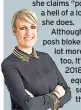  ??  ?? BBC Breakfast host Steph McGovern is quite right when she claims “posh women earn a hell of a lot more” than she does. Although, for accuracy, posh blokes earn a hell of a lot more than she does too. It’s called Britain 2018. A land where equality lies somewhere over the rainbow.