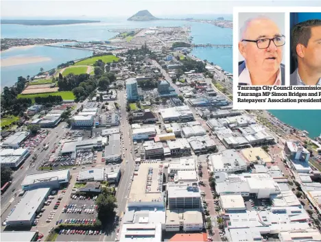  ?? Photo / File ?? Tauranga residents and businesses are facing rates rises.