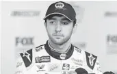  ?? JARED C. TILTON/GETTY ?? NASCAR driver Chase Elliott speaks during Media Day leading up to Sunday 61st Annual Daytona 500.