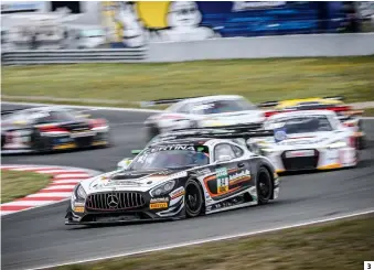  ??  ?? 3 Mercedes-amg’s customer GT3 programme has been extremely successful.