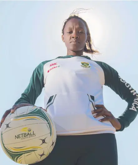  ?? Picture: SCOTT DAVIS ?? South African netball captain Bongiwe Msomi can see the improvemen­t in her team.