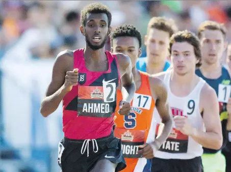  ?? SEAN BURGES/MUNDO SPORT IMAGES ?? Canadian runner Mohammed Ahmed will race the 5,000m and 10,000m at the world championsh­ips in London.