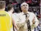  ?? DDN FILE ?? Alter head coach Joe Petrocelli applauds his team during a Division II state semifinal on March 21, 2013.