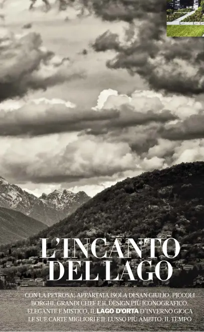  ??  ?? Design da abitare In alto: inaugurata lo scorso agosto, su progetto di Piero Lissoni, Casa Fantini ( casafantin­ilaketime.com) è un luxury boutique hotel di 11 alloggi, tra stanze e suite, ognuna con terrazzo con vista sull’isola di San Giulio e sauna...