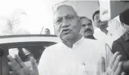  ?? PTI PHOTO ?? Chief Minister Nitish Kumar last week announced his intention to undertake a caste census in Bihar