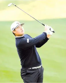  ??  ?? Sung-jae Im of South Korea plays a shot on the 11th hole during the second round of The American Express tournament on the Stadium course at PGA West in La Quinta, California. - AFP photo