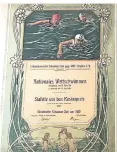  ??  ?? Eine Urkunde von 1914 hängt im Stadtmuseu­m.