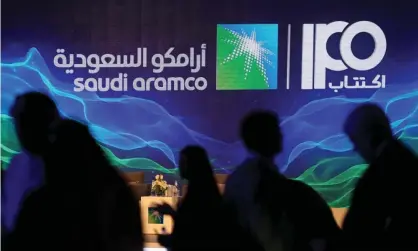  ??  ?? Aramco’s initial public offering will be smaller than expected due to investor concerns about Saudi Arabia. Photograph: Hamad I Mohammed/Reuters