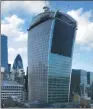  ?? PROVIDED TO CHINA DAILY ?? The Walkie Talkie building