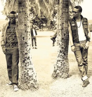  ??  ?? Konshens (right) and his brother Delus.