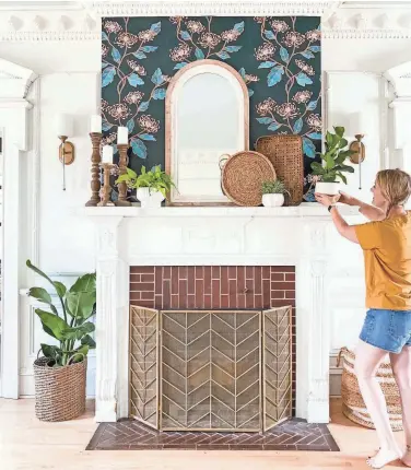  ?? STATEPOINT ?? Whether you wallpaper an entire room, create an accent wall or revamp a piece of furniture, adding style and personalit­y to your interior spaces can be easy with this DIY project.