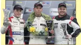  ??  ?? First TCR podium was incorrect...