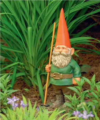  ?? ?? Garden gnomes are one of a number of items you can put on a depreciati­on schedule.