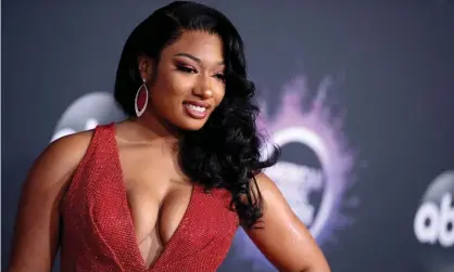  ?? Photograph: Rich Fury/Getty Images ?? Megan Thee Stallion told Harper’s Bazaar in an accompanyi­ng interview: ‘I’m realising that I don’t have to be in full glam every time you see me.’
